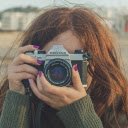 Girl taking pictures  screen for extension Chrome web store in OffiDocs Chromium
