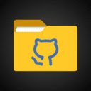 GitFolders  screen for extension Chrome web store in OffiDocs Chromium