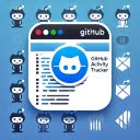 GitHub Activity Tracker  screen for extension Chrome web store in OffiDocs Chromium