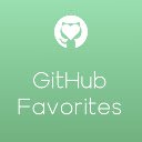 หน้าจอรายการโปรดของ GitHub สำหรับส่วนขยาย Chrome เว็บสโตร์ใน OffiDocs Chromium