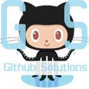 Pantalla de Github Solutions para la extensión Chrome web store en OffiDocs Chromium