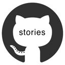 Github Stories  screen for extension Chrome web store in OffiDocs Chromium