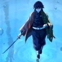 Giyu Tomioka Demon Slayer Gameograf  screen for extension Chrome web store in OffiDocs Chromium