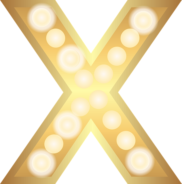 Free download X Glamour Gold -  free illustration to be edited with GIMP free online image editor