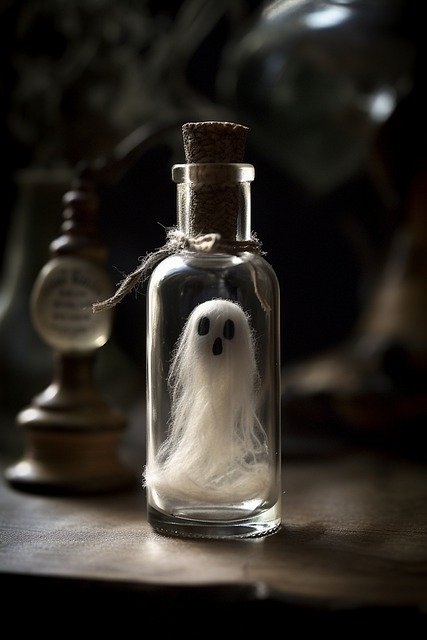 Free download glass bottle transparency ghost free picture to be edited with GIMP free online image editor