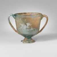 Free download Glass cantharus (cup with two handles) free photo or picture to be edited with GIMP online image editor