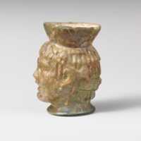 Free download Glass cup in the shape of a negro head free photo or picture to be edited with GIMP online image editor