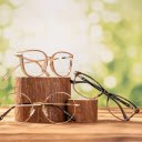Glasses on wooden shelves  screen for extension Chrome web store in OffiDocs Chromium