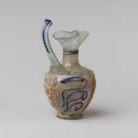 Free download Glass jug (oinochoe) with snake-thread decoration free photo or picture to be edited with GIMP online image editor