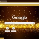 Glittering Gold and Black  screen for extension Chrome web store in OffiDocs Chromium