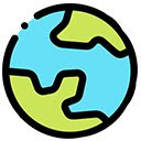 Globe Earth New Tab  screen for extension Chrome web store in OffiDocs Chromium