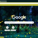 Glowing Fireflies in Forest  screen for extension Chrome web store in OffiDocs Chromium