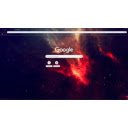 Glowing galaxy  screen for extension Chrome web store in OffiDocs Chromium