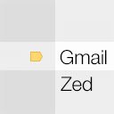 Gmail-Zed-Bildschirm für die Erweiterung Chrome Web Store in OffiDocs Chromium
