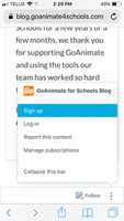 دانلود رایگان GoAnimate for Schools اسکرین شات موبایل شماره 27 عکس یا عکس رایگان برای ویرایش با ویرایشگر تصویر آنلاین GIMP