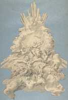 Free download God the Father Surrounded by Angels and the Four Animals, Symbols of the Evangelists free photo or picture to be edited with GIMP online image editor