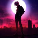 Gojo Moonlight Stars Jujutsu Kaisen Gameograf  screen for extension Chrome web store in OffiDocs Chromium