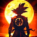Goku’s Ocean Glow Live Wallpaper  screen for extension Chrome web store in OffiDocs Chromium