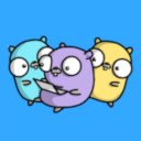 Golang Gophers  screen for extension Chrome web store in OffiDocs Chromium
