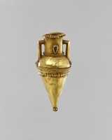 Free download Gold amphoriskos (oil flask) with inlaid garnets free photo or picture to be edited with GIMP online image editor