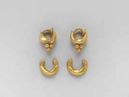 Free download Gold boat-shaped earrings free photo or picture to be edited with GIMP online image editor