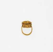 Free download Gold box ring surmounted by a scarab free photo or picture to be edited with GIMP online image editor