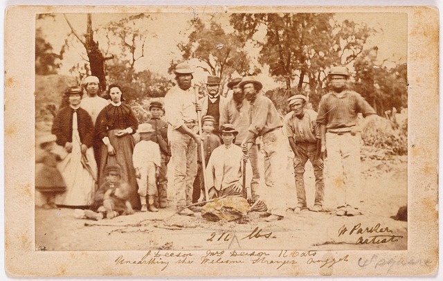 Free download gold digger family historical free picture to be edited with GIMP free online image editor