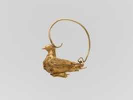 Free picture Gold earring in the form of a dove to be edited by GIMP online free image editor by OffiDocs