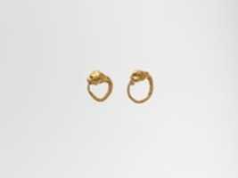 Free download Gold earring with head of a lion free photo or picture to be edited with GIMP online image editor