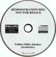Free download Golden Oldies Jukebox (Demonstration Disc) (USA) [Scans] free photo or picture to be edited with GIMP online image editor