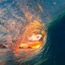 Golden Wave Sunset  screen for extension Chrome web store in OffiDocs Chromium