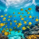 Goldfish Under the Ocean  screen for extension Chrome web store in OffiDocs Chromium