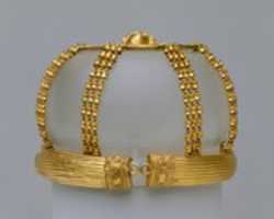 Free download Gold openwork hairnet with medallion free photo or picture to be edited with GIMP online image editor