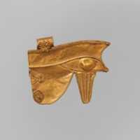 Free download Gold Wedjat Eye Amulet free photo or picture to be edited with GIMP online image editor