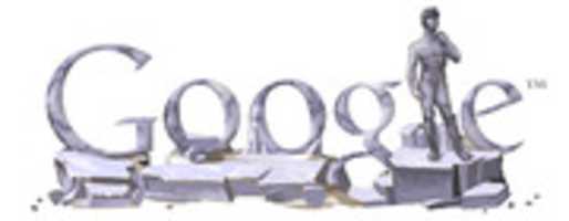 Free download Google Doodle - Michelangelos 528th Birthday free photo or picture to be edited with GIMP online image editor