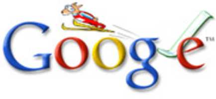 Free download Google Doodle - Winter Olympics 2002 - Ski Jumping free photo or picture to be edited with GIMP online image editor