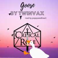 Free download Goose by Twinvax Podfic Cover Art free photo or picture to be edited with GIMP online image editor