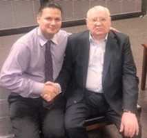 Free download Gorbachev and Dr David M Kopp free photo or picture to be edited with GIMP online image editor