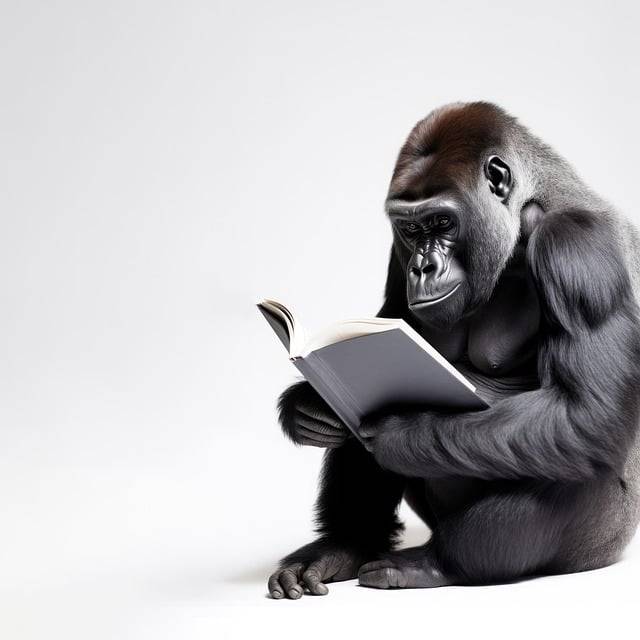 Бесплатно скачать книгу обезьяны-гориллы, читать бесплатное изображение для редактирования с помощью бесплатного онлайн-редактора изображений GIMP