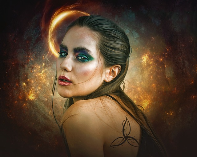 Бесплатно скачать готический фэнтези темный портрет магия бесплатное изображение для редактирования с помощью бесплатного онлайн-редактора изображений GIMP