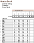 免费下载成绩册（积分）DOC、XLS 或 PPT 模板，可免费使用 LibreOffice 在线或 OpenOffice 桌面在线编辑