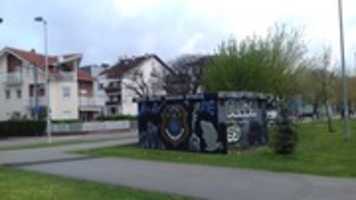 Free download Grafiti s motivima Oluje i Domovinskog rata na trafostanici, Kajzerica, Zagreb, 3.4.2021. free photo or picture to be edited with GIMP online image editor