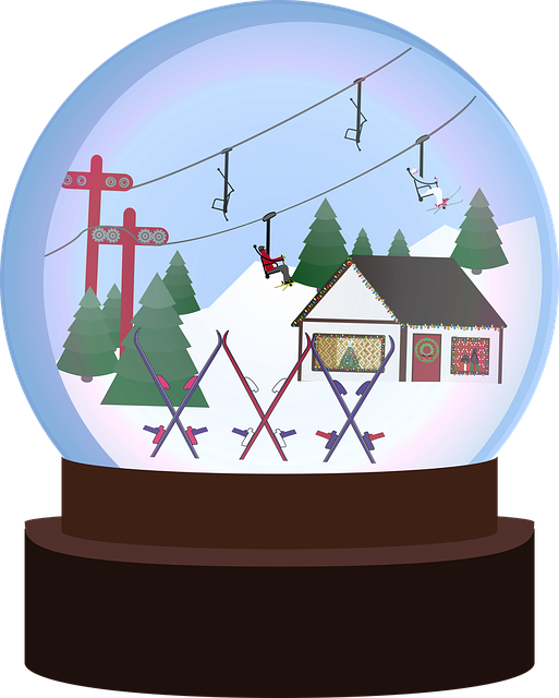 Безкоштовно завантажте векторну графіку Graphic Snowglobe WinterFree на Pixabay для редагування онлайн-редактором зображень GIMP