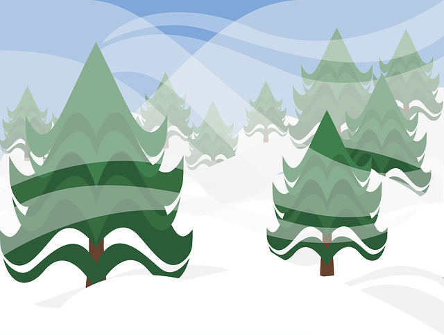 ດາວໂຫຼດຟຣີ Graphic Winter ForestFree graphic vector on Pixabay free illustration to be edited with GIMP online image editor