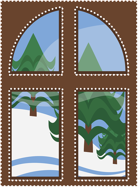 Download gratuito Graphic Winter Window - Grafica vettoriale gratuita su Pixabay, illustrazione gratuita da modificare con l'editor di immagini online gratuito GIMP