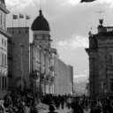 Grayscale Photo of Plaza de Bolívar, Bogota  screen for extension Chrome web store in OffiDocs Chromium