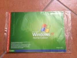 Free download Greek Microsoft Windows XP Home Edition 2002 new not sealed opened with stickers free photo or picture to be edited with GIMP online image editor