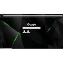 Green black shards for 4k  screen for extension Chrome web store in OffiDocs Chromium
