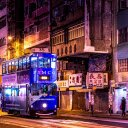 Green double decker bus  screen for extension Chrome web store in OffiDocs Chromium
