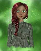 Free download Green Eyes Woman Portrait free photo or picture to be edited with GIMP online image editor